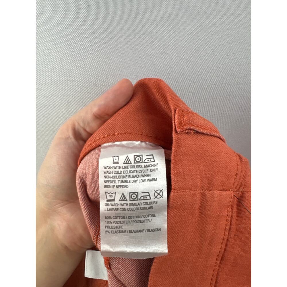 Women’s D&Co Size 14 Burnt Orange Straight Leg Pants - Picture 6 of 6